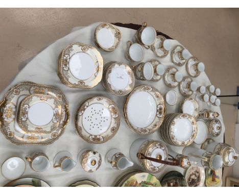 A comprehensive Noritake service for dessert, tea and coffee