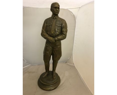 A bronze model of Adolf Hitler