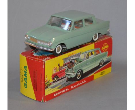 Gama 462 Opel Rekord in light green. (Boxed)