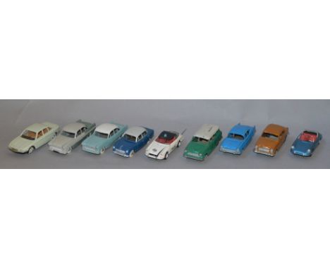 Lot of 9 mixed Sablon/Micro (Belgium) model vehicles. 