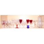 A collection of assorted drinking glasses