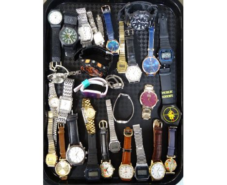 SELECTION OF LADIES AND GENTLEMEN'S WRISTWATCHESincluding Timex, Marc by Marc Jacobs, Casio, Sekonda, Rotary, Limit, Seiko an