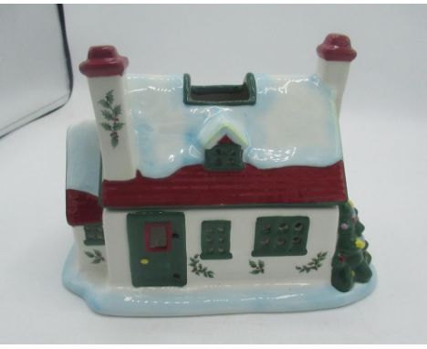 Spode "Christmas Tree" tea light house 