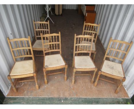 C20th rectangular long stool, upholstered in Liberty type print on barley twist supports joined by stretchers W120cm D39cm H4