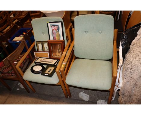A pair of Ercol armchairs