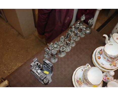A collection of sixteen figures: Thirteen 'Vintage Victorian' Workers; two Policemen; a vintage shop