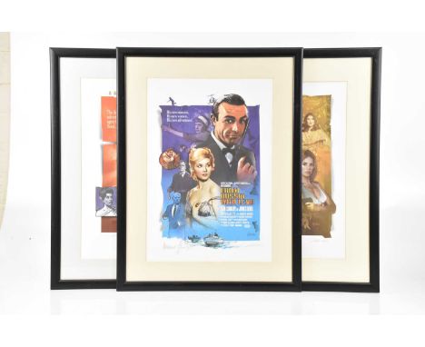 JAMES BOND; JEFF MARSHALL, signed limited edition print, The Man With The Golden Gun, No 358/1500, additionally signed by Chr