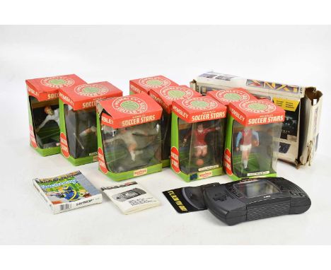 SOCCER STARS; a collection of eight Mettoy Soccer Stars models including Bobby Moore, Charlie George, George Best, Billy Brem