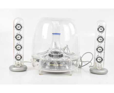 HARMAN KARDON; a bluetooth sound system, with speaker.