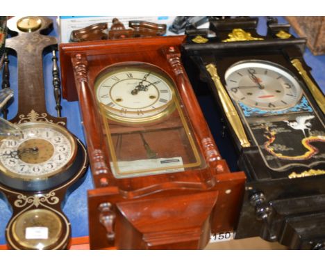 MODERN BAROMETER &amp; 2 REPRODUCTION WALL CLOCKS     