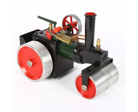 A Mamod scratch-built steam roller 