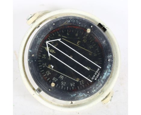 A Vintage sestrel gimballed compass, by HB &amp; S Ltd of London 