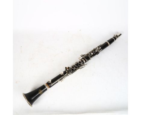 CORTON -an ebonised 5-piece clarinet, marked Made in Czechoslovakia, in fitted case 