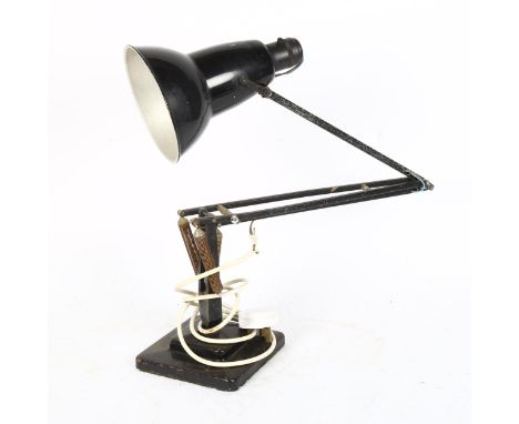 HERBERT TERRY - a Vintage black anglepoise lamp 