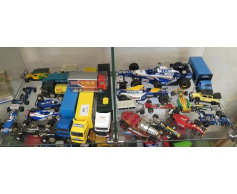 Various Diecasts: Corgi Chitty-Chitty- Bang-Bang, JPS Formula One, Carrousel Best Dad Truck, others including Corgi Bedford R