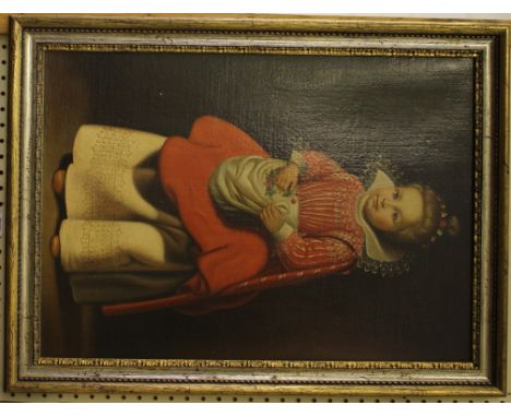 After Cornelis de Vos Portrait of the artist's daughter, Magdalena de Vos Oil on canvas 68cm x 48cm