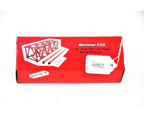 CLASSIC CONSTRUCTION MODELS MANITOWOC 555 DIE CAST BOOM ACCESSORY SCALE 1:50 MC 