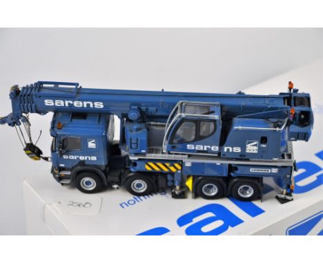 WSI COLLECTIBLES MODEL 02-1088 SARENS LIEBHERR LTF 1060-4.1 SCANIA MOBILE CRANE SCALE 1:50 GC WITH BOX 