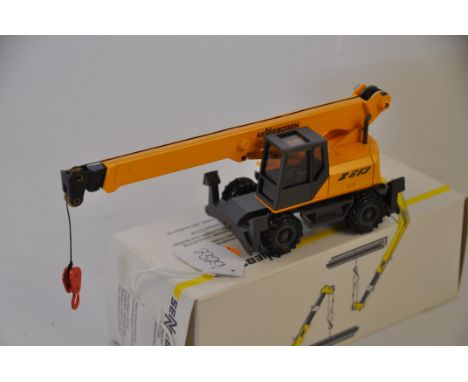 NZG MODEL 392 SENNEBOGEN ALL ROUND TELESCOPIC CRANE S613 SCALE 1:50 VGC