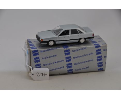 CONRAD MODEL 1022 SILVER AUDI 100 SCALE 1:43 F/C