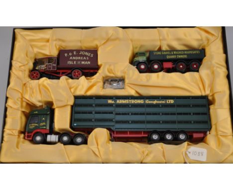 CORGI - 1:50 SCALE FOREN SET CONTAINS 3 DIE CAST MODELS AND LIMITED EDITION HISTORY BOOKLET BOXED GC. 