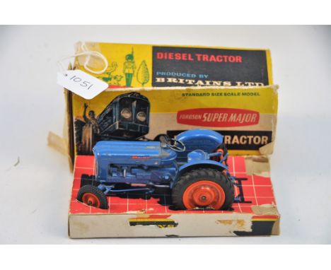BRITIANS LTD FORDSON SUPER MAJOR  DIESEL TRACTOR WITH ORIGINAL BOX GC 
