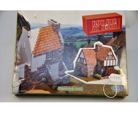 GIBSONS PASTIMES THE MINITURE BRICK CONSTRUCTION KIT COUNTRYSIDE SERIES SCALE MODEL IN BOX UNOPENED MC.  