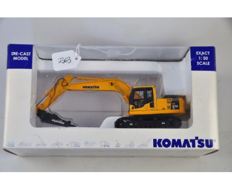 KOMATSU PC210 LC WITH DRILL ARM SCALE 1:50 GC