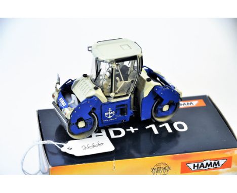 WSI COLLECTIBLES MODEL 01-1176 KIBAG AG HAMM HD+110 WITH CLOSED CABIN BLUE ROLLER SCALE 1:50 GC WITH BOX