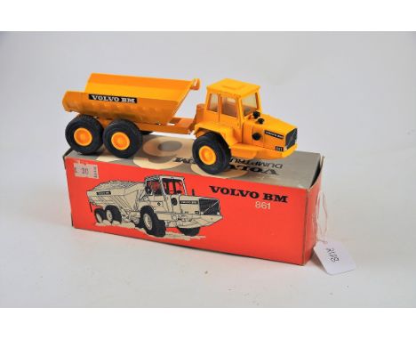 VOLVO BM 861 DUMPTRUCK DIE CAST SCALE MODEL MODEL 100 6666 111 VGC