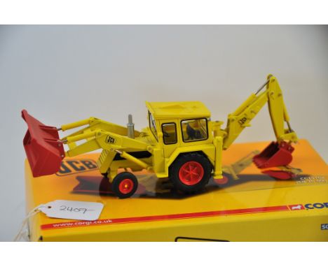 CORGI JCB CC15102 JCB3CMK1 HYDRAULIC EXCAVATOR SCALE 1:50 VGC