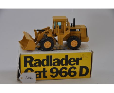 NZG MODEL 237 CAT 966D WHEEL-TYPE LOADER SCALE 1:50 GC