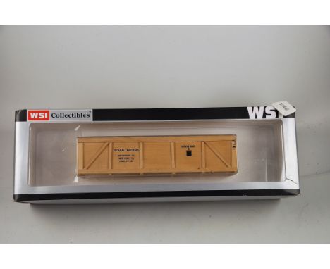 WSI COLLECTIBLES MODEL 12-1019 OCEAN TRADERS WOODEN BOX LENGTH 24CM SCALE 1:50 GC WITH BOX