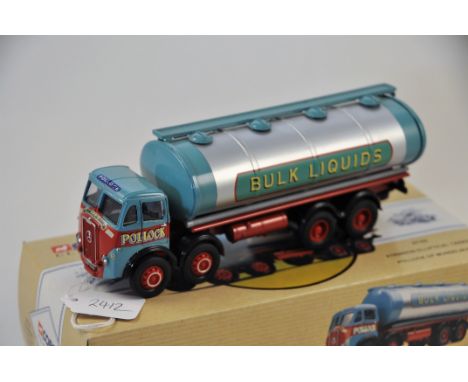 CORGI CLASSICS MODEL 97162 ATKINSON ELLIPRTICAL TANKER POLLOCK OF MUSSELBURGH LIMITED EDITION WITH CERTIFICATE VGC