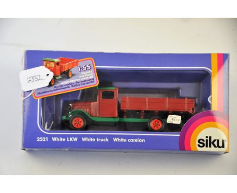 SIKU SUPER SERIES MODEL 2521 WHITE TRUCK SCALE 1:55 VGC