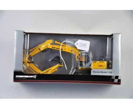 MOTORART NEW HOLLAND E215 EXCAVATOR SCALE 1:50 VGC