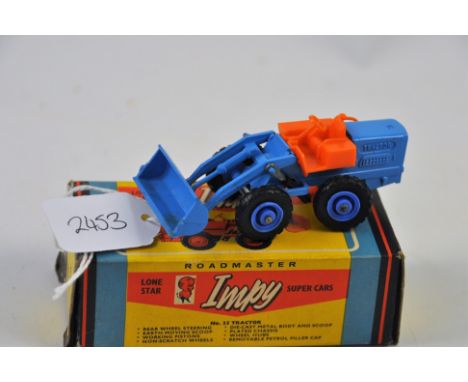 LONE START IMPY SUPER CARS MODEL 25 TRACTOR BLUE AND ORANGE GC