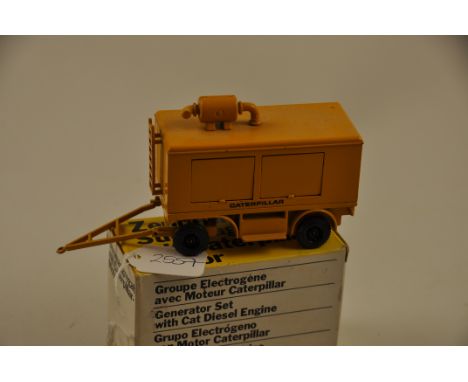 NZG MODEL 210 CATERPILLAR GENERATOR SET WITH CAT DIESEL ENGINE SCALE 1:50 GC