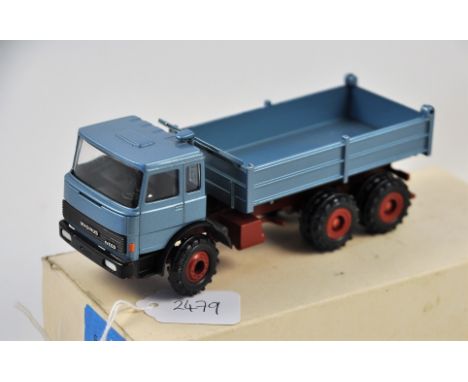 CONRAD MODEL 3240 MAGIRUS IVECO FLAT BED TIPPER TRUCK BLUE SCALE 1:50 GC 