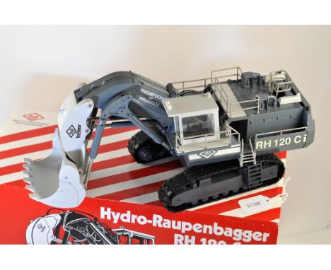 CONRAD MODEL 2771 O&K ORENSTEIN & KOPPEL RH 120C TRI POWER HYDRAULIC EXCAVATOR GREY THOMPSONS OF PRUDHOE SCALE 1:50 VGC 