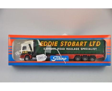 TEKNO SEDDON ATKINSON CARGO TRUCK EDDIE STOBART SCALE 1:50 GC NOT ORIGINAL BIOX