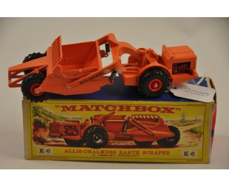 MATCHBOX K-6 ALLIS-CHALMERS EARTH SCRAPER GC