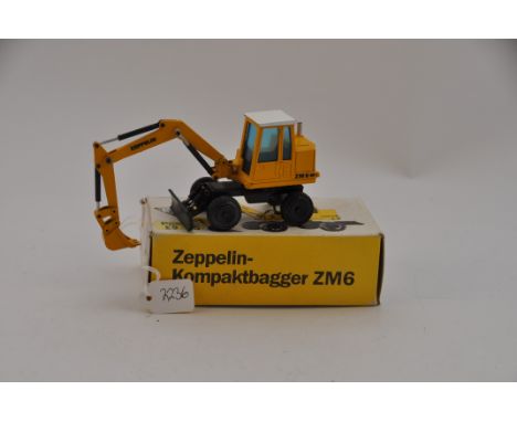 NZG MODEL 258 ZEPPELIN EXCAVATOR ZM6 SCALE 1:50 GC