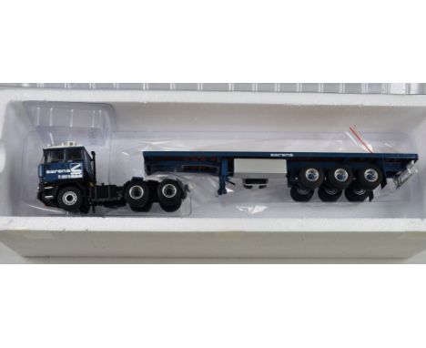 WSI COLLECTIBLES MODEL 15-1009 SARENS - DAF 3300 6X4 + CLASSIC VLAKKE OPLEGGER (3 AXLES) SCALE 1:50 GC WITH BOX