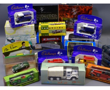 CORGI, MATCHBOX &amp; OTHER DIECAST VEHICLES, a quantity, examples include 23323 1/64th scale Hot Wheels Special Edition, tv 