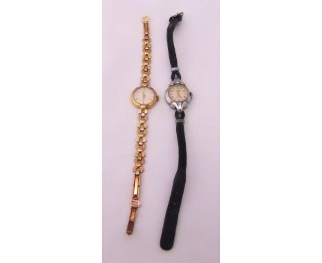9ct gold Rotary ladies wristwatch and an Incarna ladies wristwatch (2)