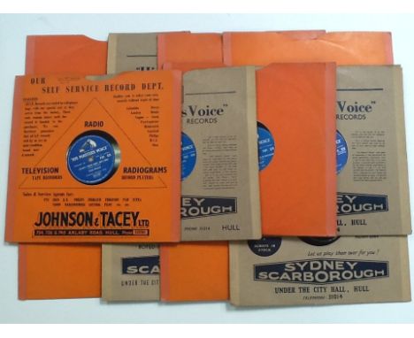 12 various 78rpm 10" vinyl records to include 6 x Elvis Presley, Bill Haley, The Olympics, Andy Williams and Conway Twitty. 