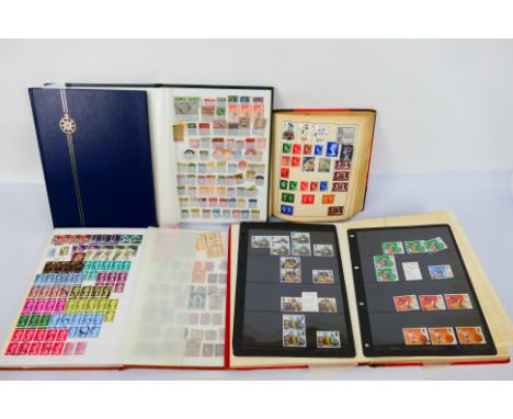 Philately - A collection of GB and foreign stamps housed in albums / stock books, Victorian and later, mint and used. [W]