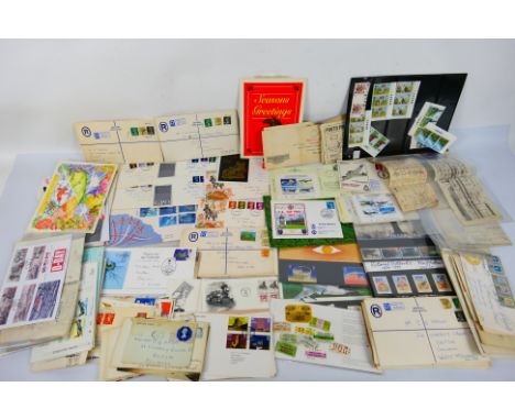 Philately - Lot to include a quantity of mint stamps, first day covers, 1d red covers and other. [W]