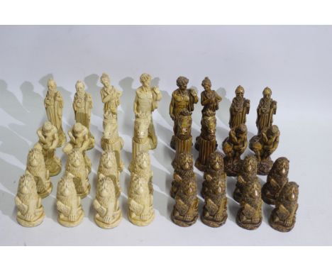 A Classical Antiquity chess set with 6" (15.5 cm) king. [W]
